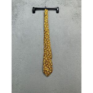 VINTAGE Robert Talbott Necktie Men Gold Brown Best Of Class Nordstrom Silk Suit‎